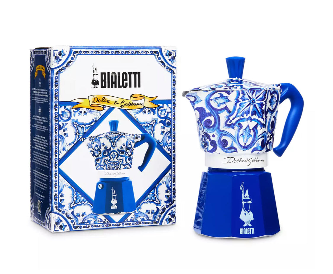 Bialetti Moka Express Dolce & Gabbana Stovetop Espresso Maker – 6 Cup