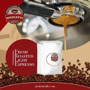 Nicoletti Coffee Espresso Roast Beans 2.20lb (Made in Brooklyn NY since 1972)
