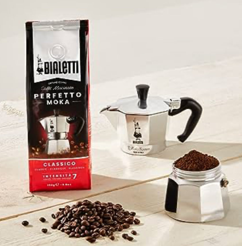 Bialetti Moka Express 3-Cup & Bialetti Moka Classico Perfetto