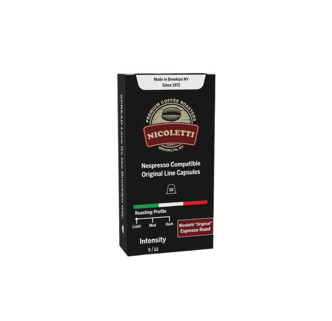 Nicoletti Coffee “Original Espresso” Nespresso Original Line Capsules 40 count