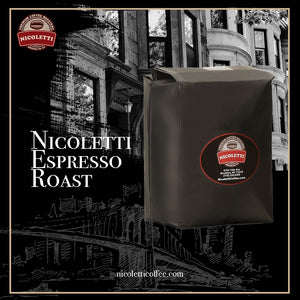 Nicoletti Coffee Espresso Roast Beans 5lb(Made in Brooklyn NY since 1972)