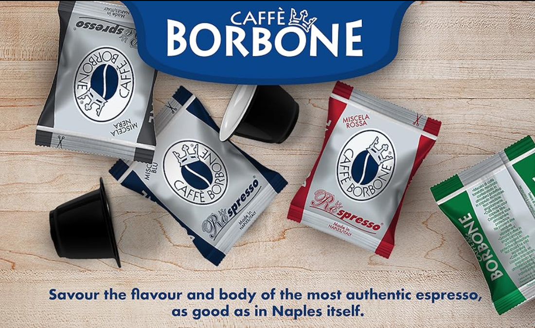 Caffe Borbone Respresso Espresso Capsules Mix (50 Blue/50 Red) Imported from Italy 🇮🇹