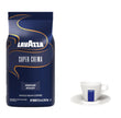Lavazza Super Crema Espresso 2.2lb bag with Lavazza Espresso Cup/saucer (2oz) Made In Italy 🇮🇹