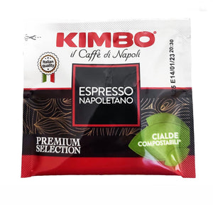 Kimbo Napoli Espresso ESE Compostable Coffee Pods [100/box]