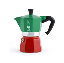 Load image into Gallery viewer, Bialetti 6 Cup Moka Express Italian Flag Edition