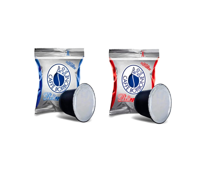 Caffe Borbone Respresso Espresso Capsules Mix (50 Blue/50 Red) –  NicolettiCoffee