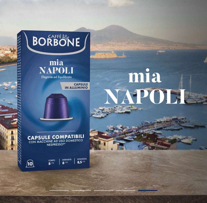 Caffe Borbone Mia Napoli Aluminum (10 Capsules) Nespresso original line