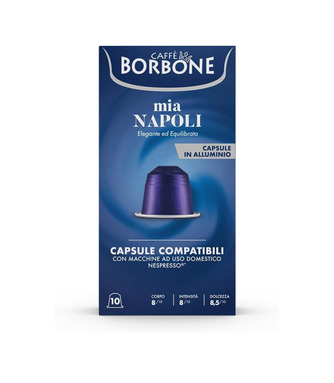 Caffe Borbone Mia Napoli Blend - 100 ALUMINUM Nespresso original line –  NicolettiCoffee