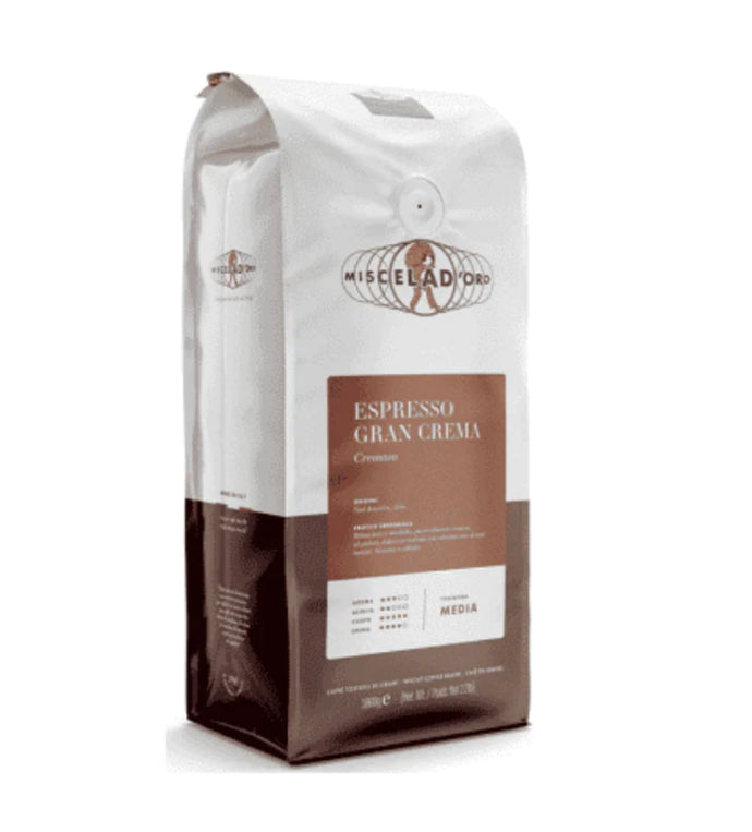 Miscela D'oro Gran Crema Whole Bean Coffee, 2.2 Lbs