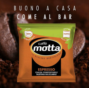 Caffe Motta Espresso ESE Pods 150 Pods - Made in Italy (150 pods)