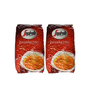 Segafredo Intermezzo Whole Beans Coffee 2 Bags X 17.6oz/500g