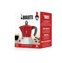 Load image into Gallery viewer, Bialetti - Moka Induction, Moka Pot, Suitable for all Types of Hobs, 6 Cups Espresso (7.9 Oz), Red